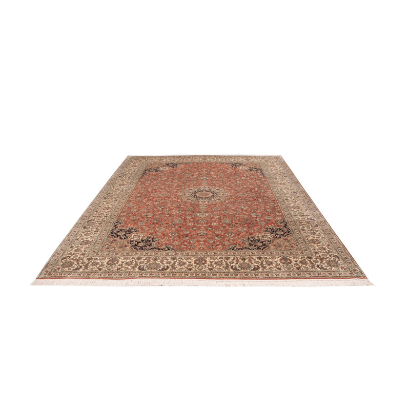 Alfombra de seda - Seda de Cachemira - 306 x 220 cm - terracota