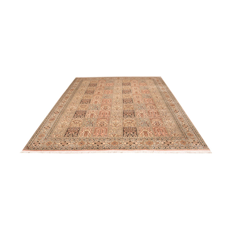 Alfombra de seda - Seda de Cachemira - 316 x 220 cm - beige oscuro