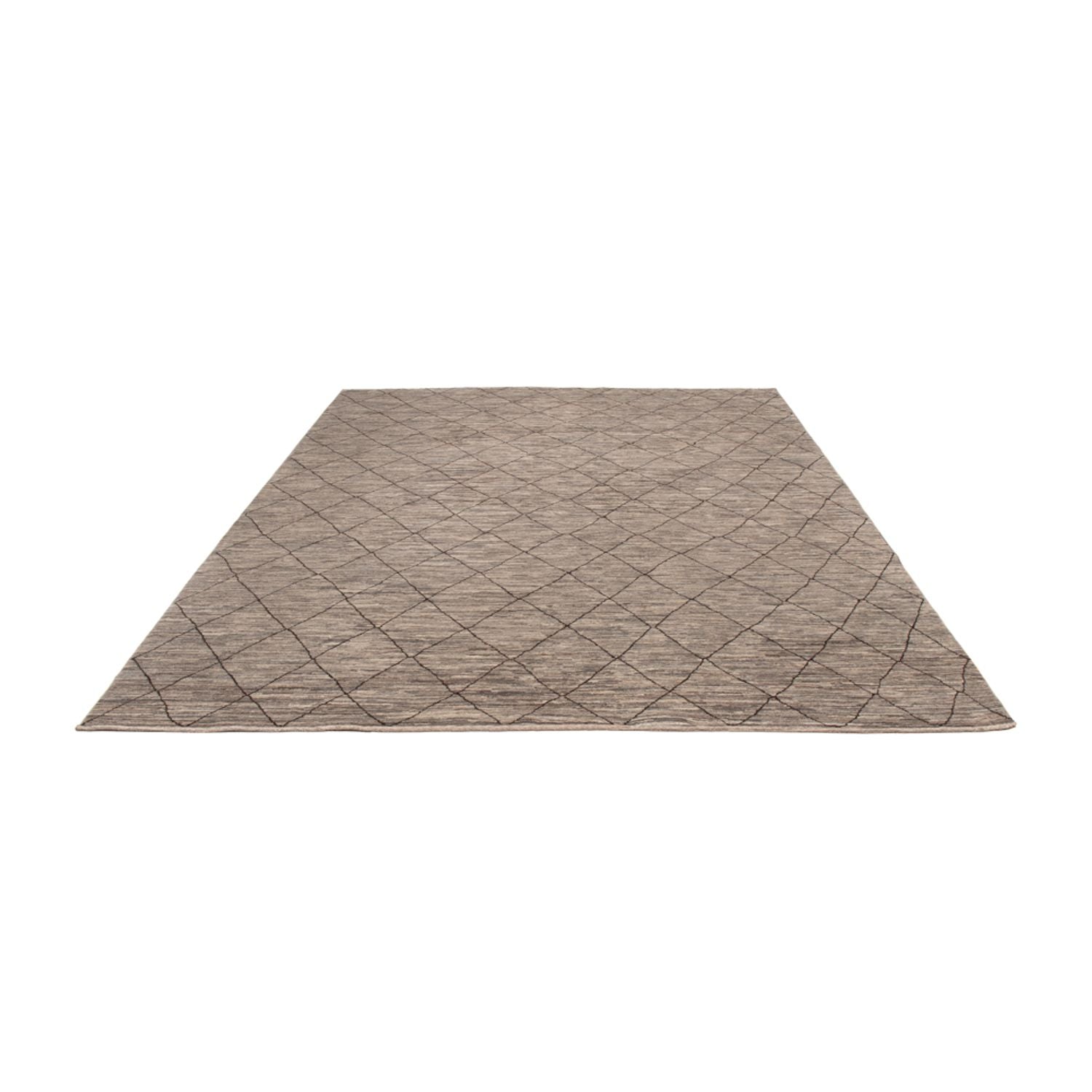 Alfombra bereber - 296 x 245 cm - beige oscuro