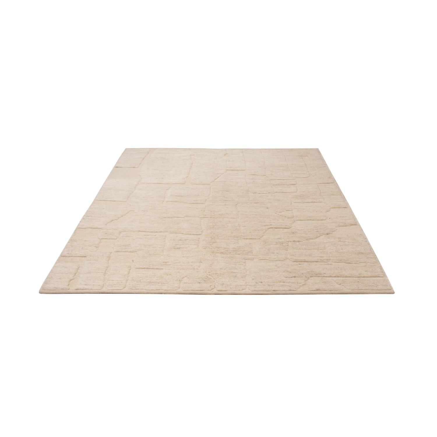Alfombra bereber - 191 x 145 cm - crema