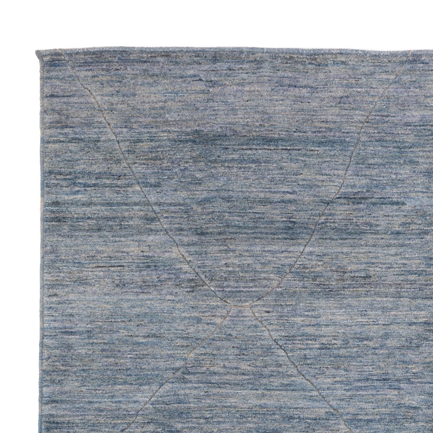 Alfombra bereber - 360 x 274 cm - azul marino