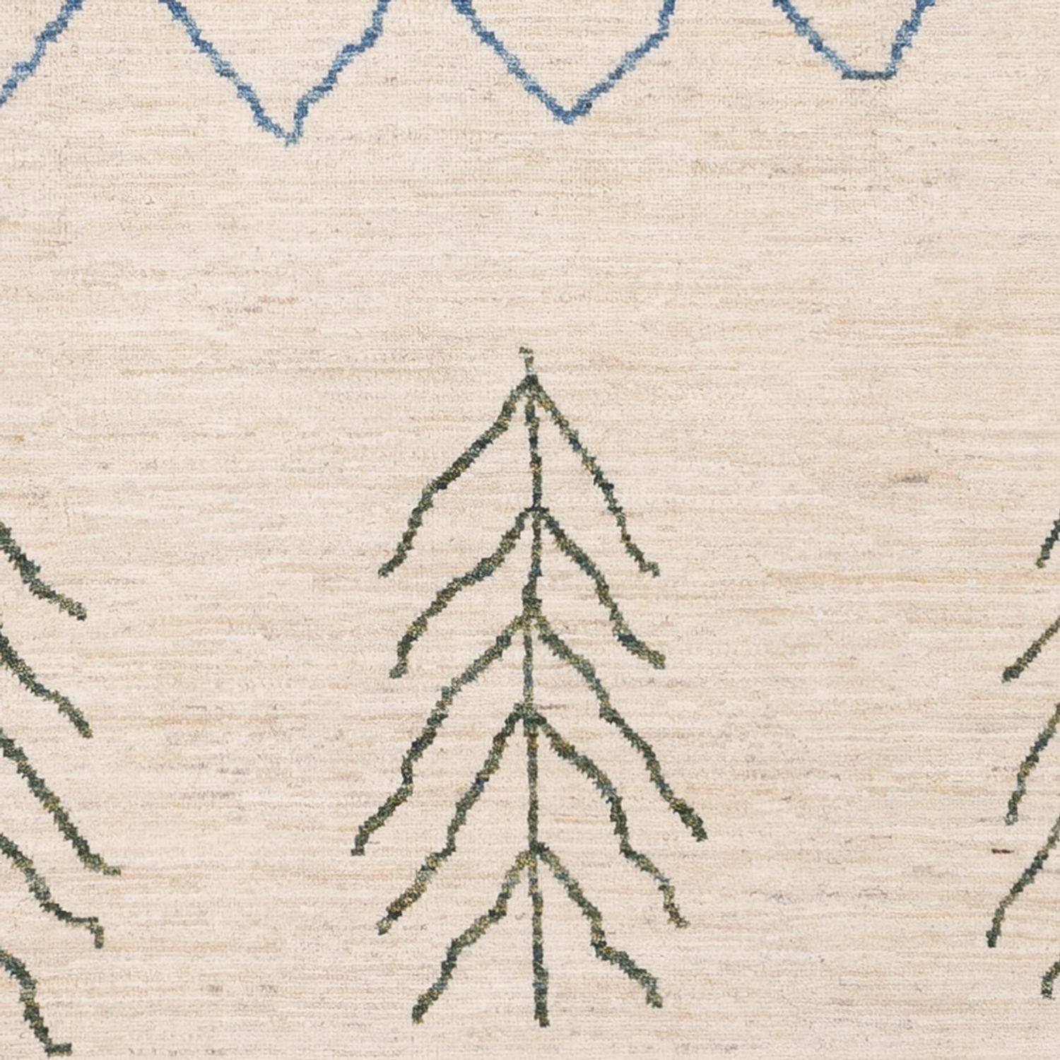 Alfombra bereber - 241 x 172 cm - natural