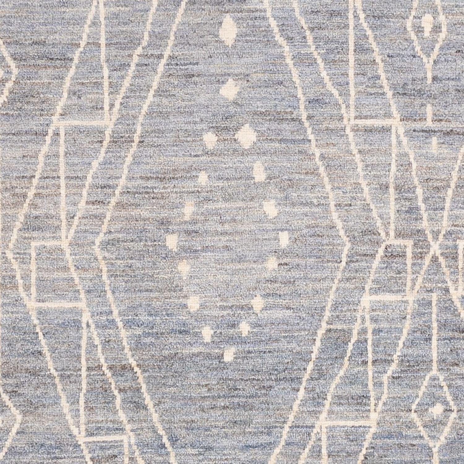 Alfombra bereber - 208 x 148 cm - azul marino