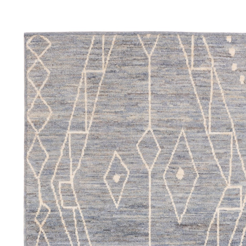 Alfombra bereber - 208 x 148 cm - azul marino
