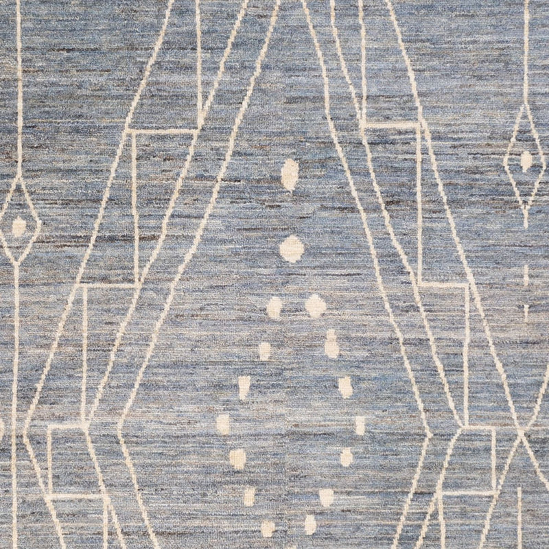 Alfombra bereber - 288 x 204 cm - azul marino