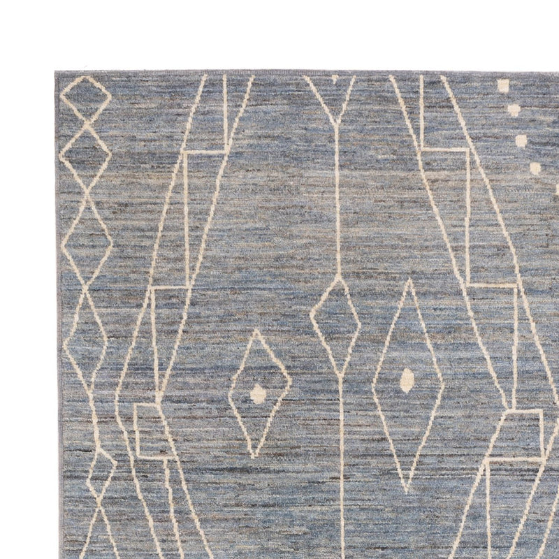 Alfombra bereber - 288 x 204 cm - azul marino