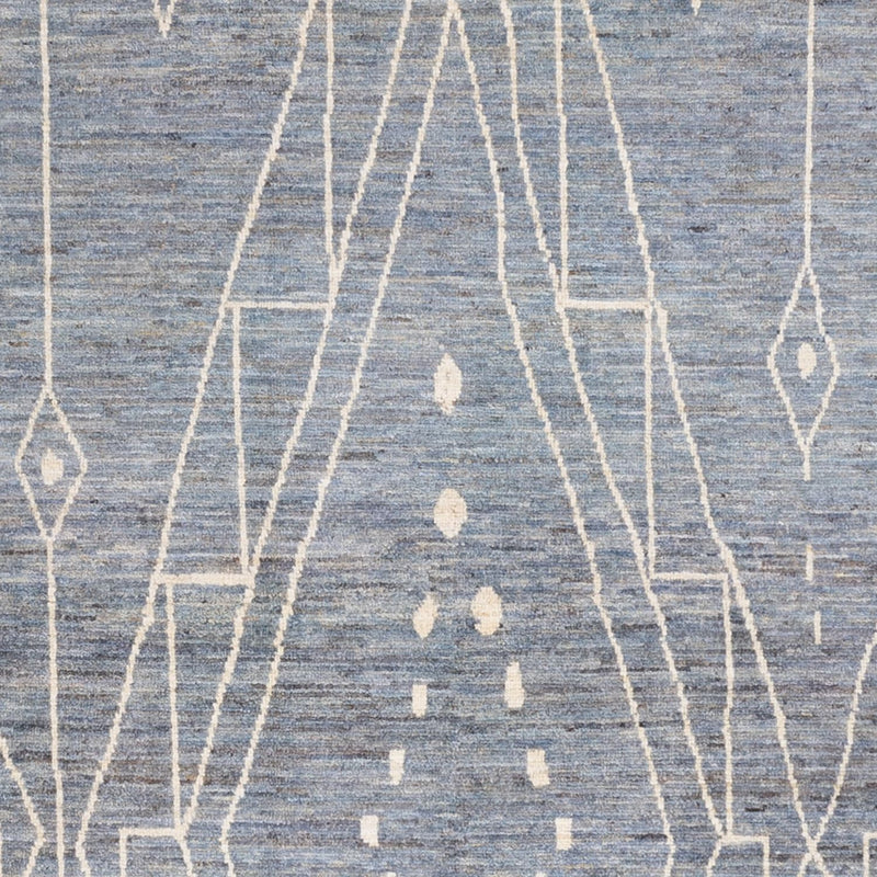 Alfombra bereber - 304 x 194 cm - azul marino