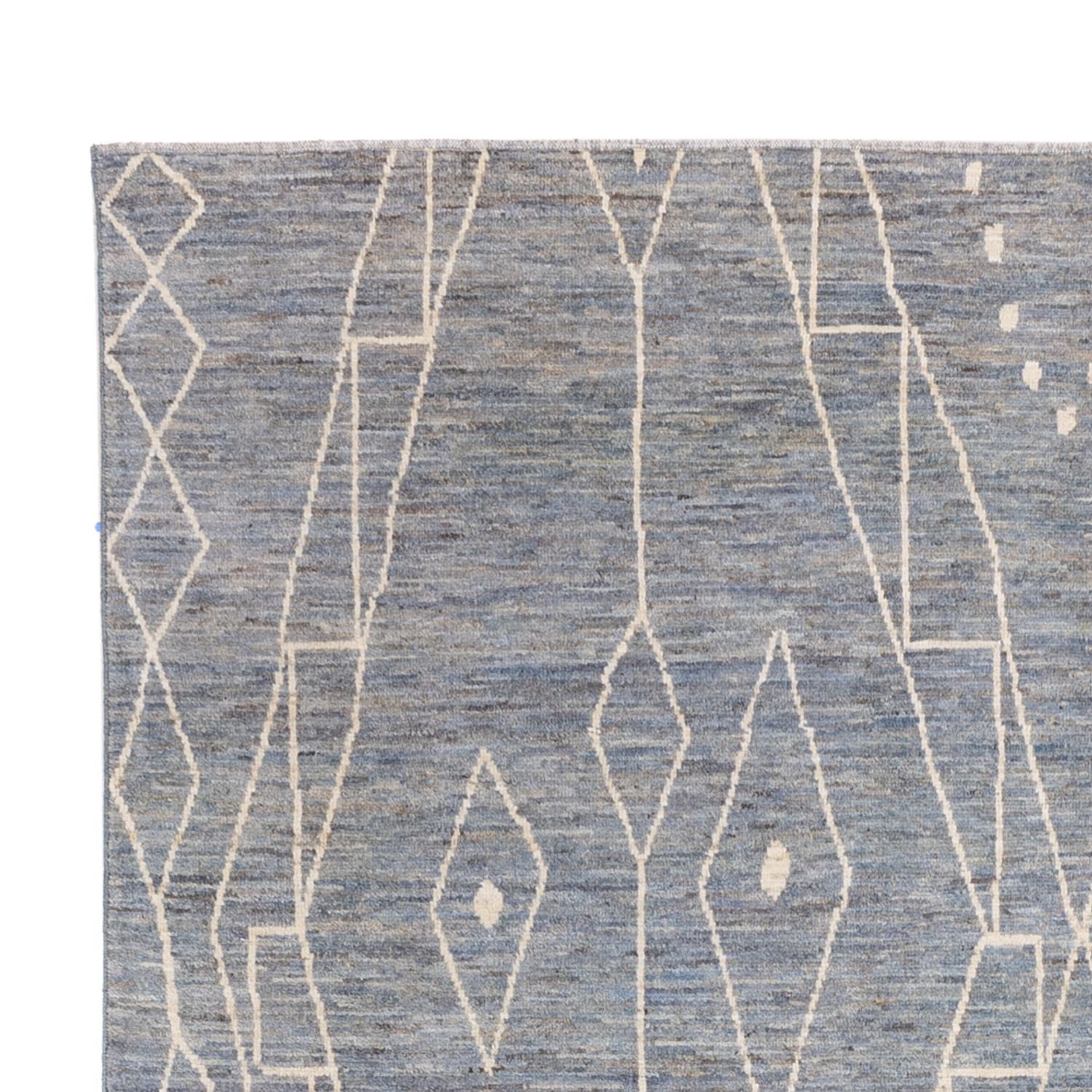 Alfombra bereber - 304 x 194 cm - azul marino
