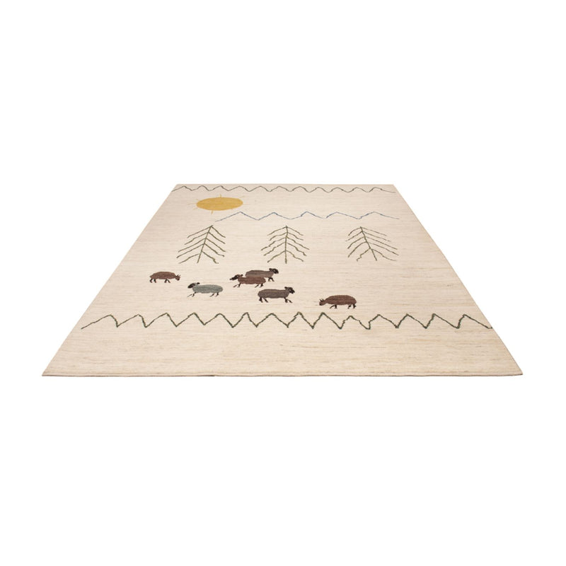 Alfombra bereber - 286 x 203 cm - natural