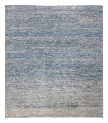 Alfombra bereber - 298 x 258 cm - azul marino