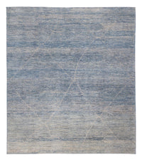 Alfombra bereber - 298 x 258 cm - azul marino