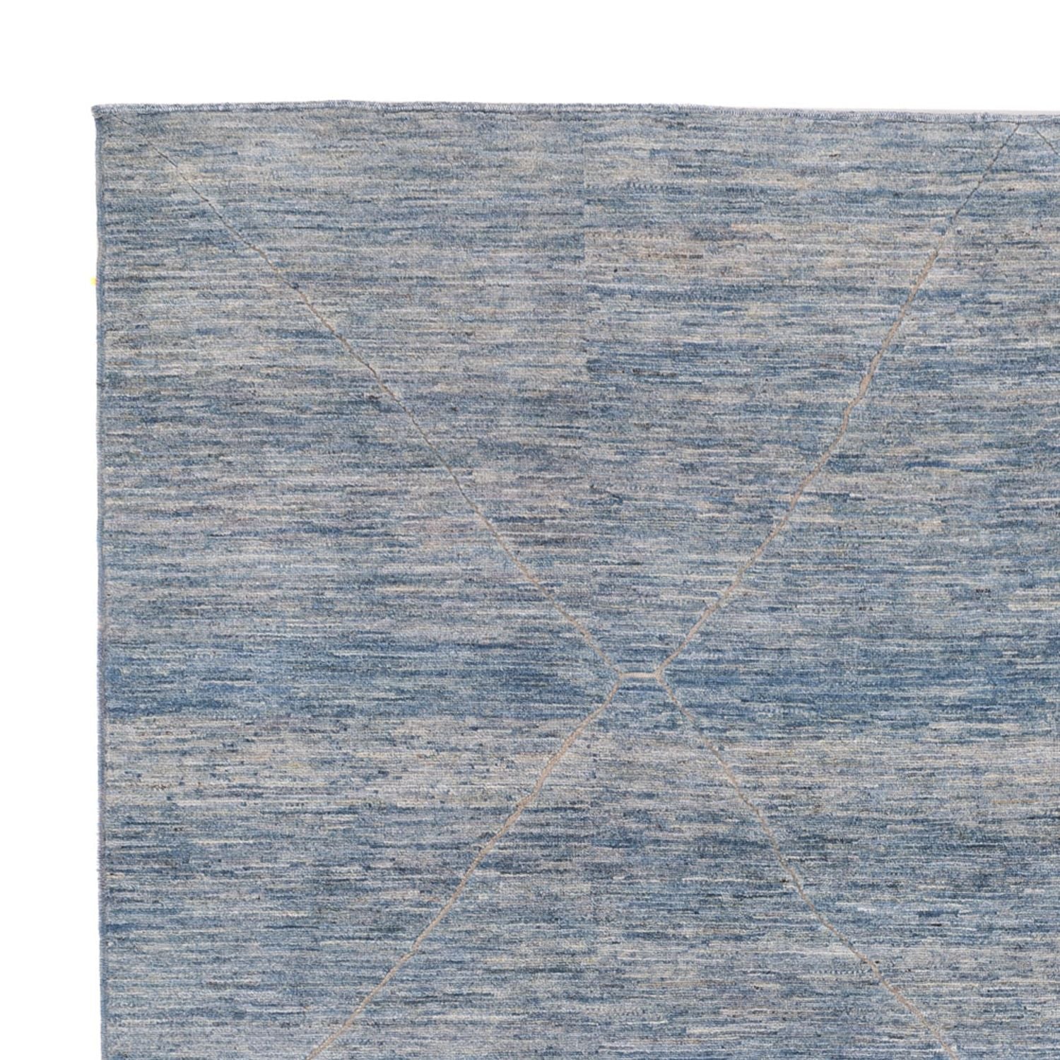 Alfombra bereber - 298 x 258 cm - azul marino