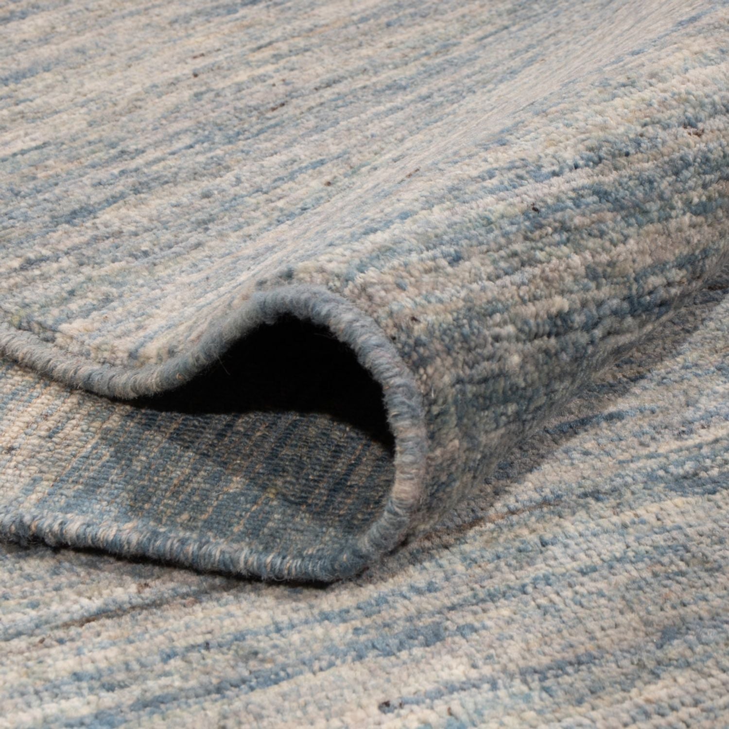 Alfombra bereber - 298 x 258 cm - azul marino