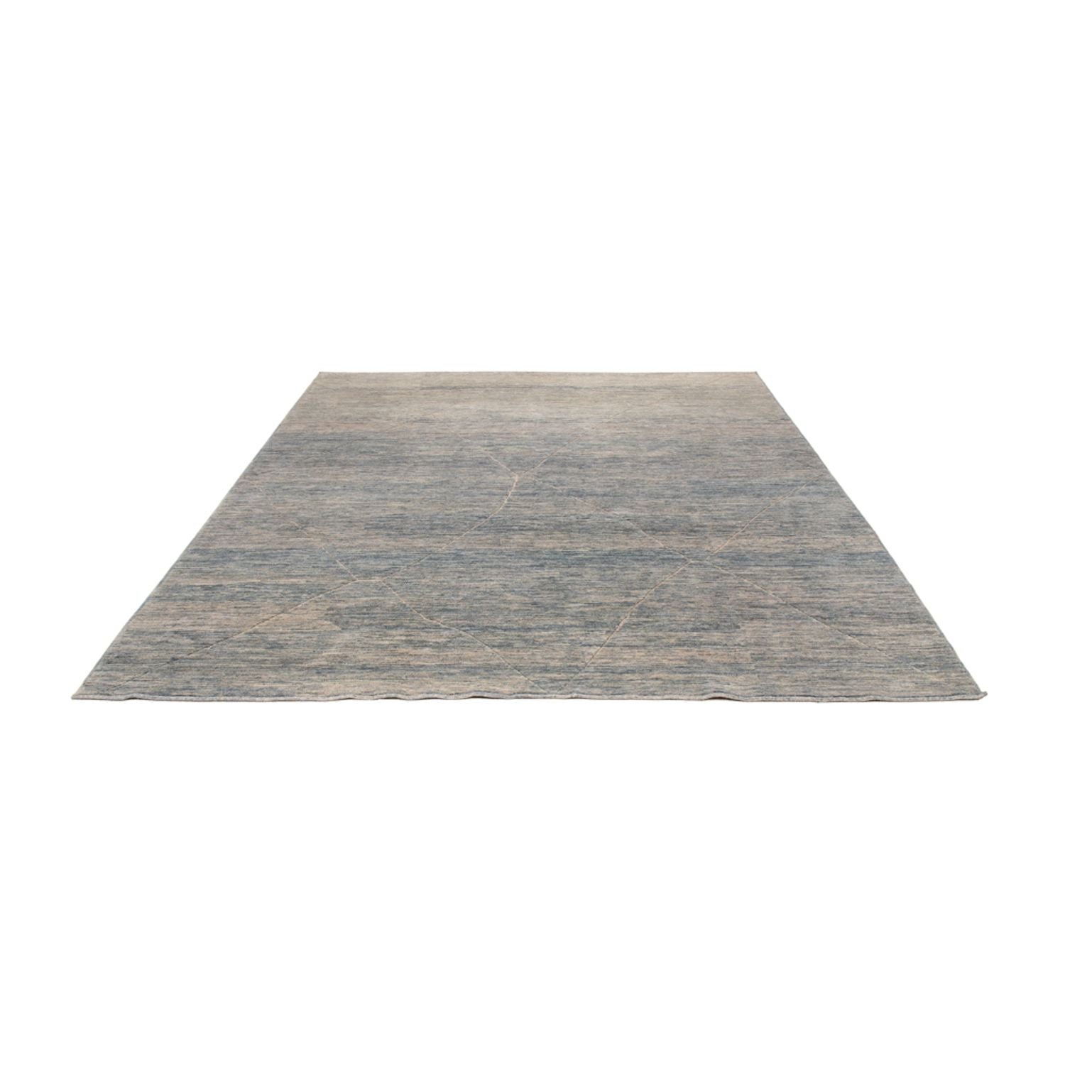Alfombra bereber - 298 x 258 cm - azul marino