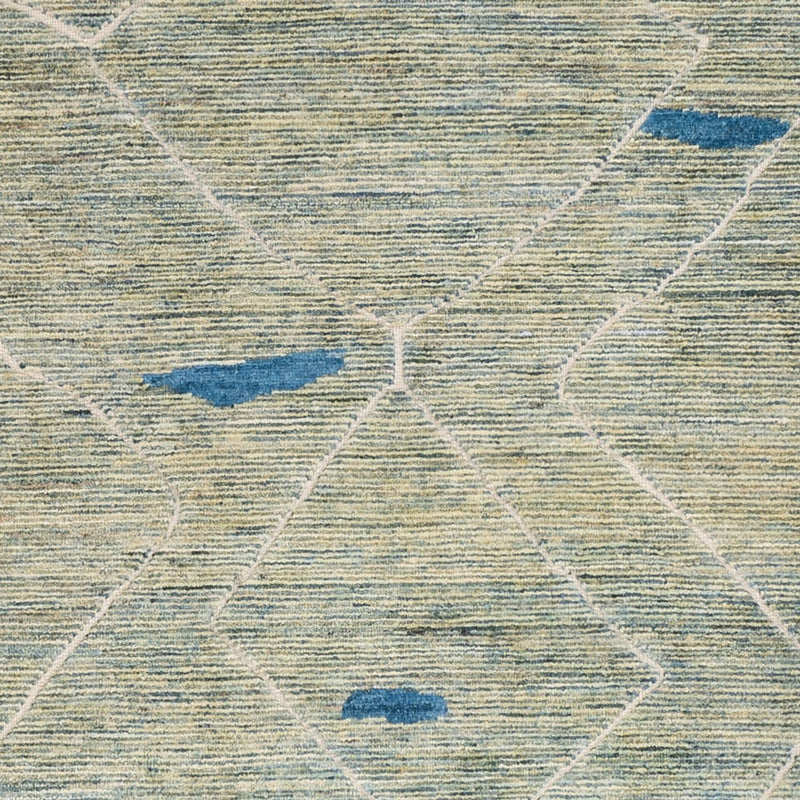 Alfombra bereber - 300 x 202 cm - verde claro