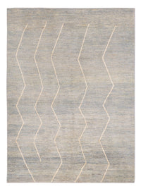 Alfombra bereber - 204 x 152 cm - gris claro