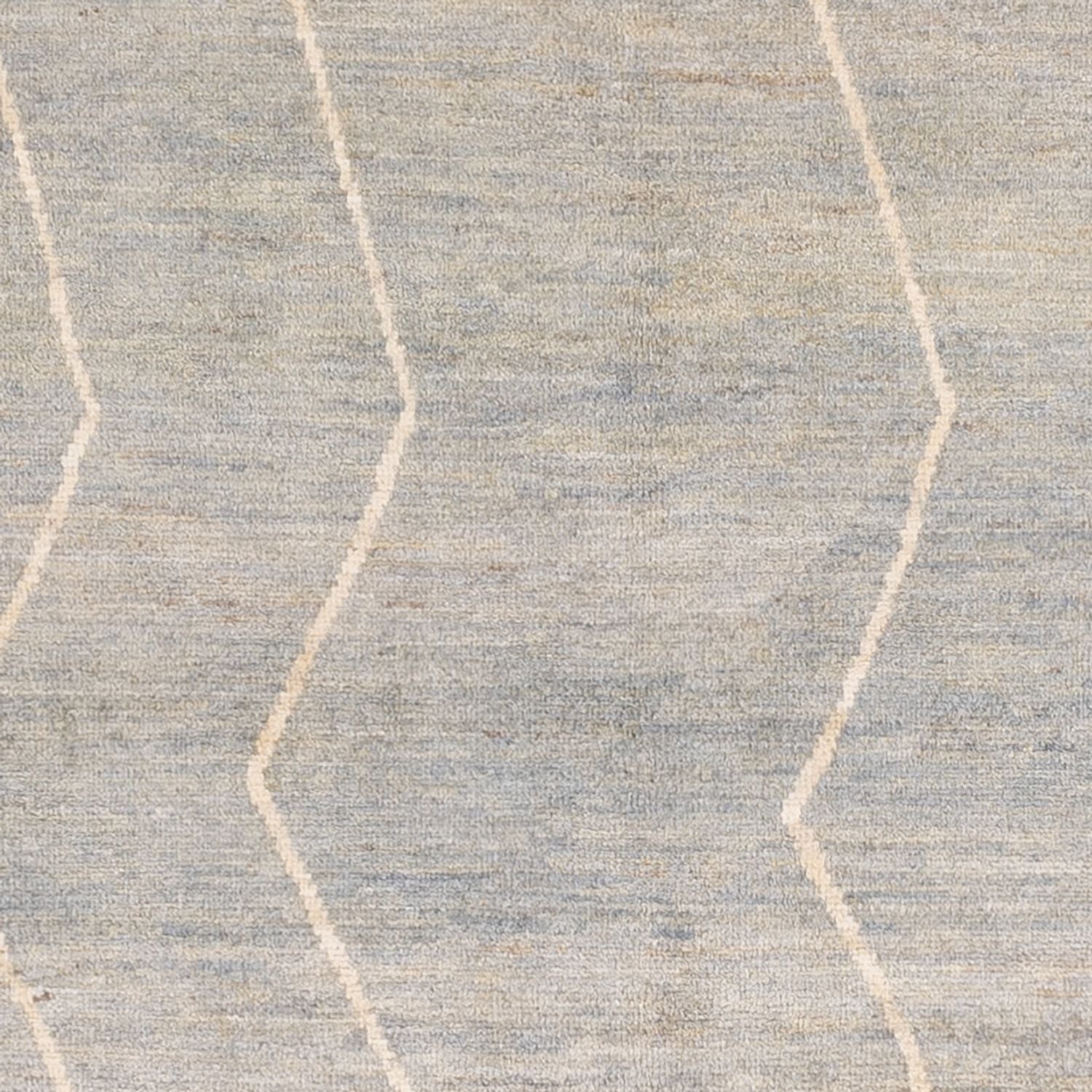 Alfombra bereber - 204 x 152 cm - gris claro