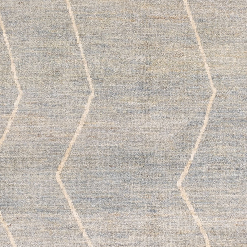 Alfombra bereber - 204 x 152 cm - gris claro