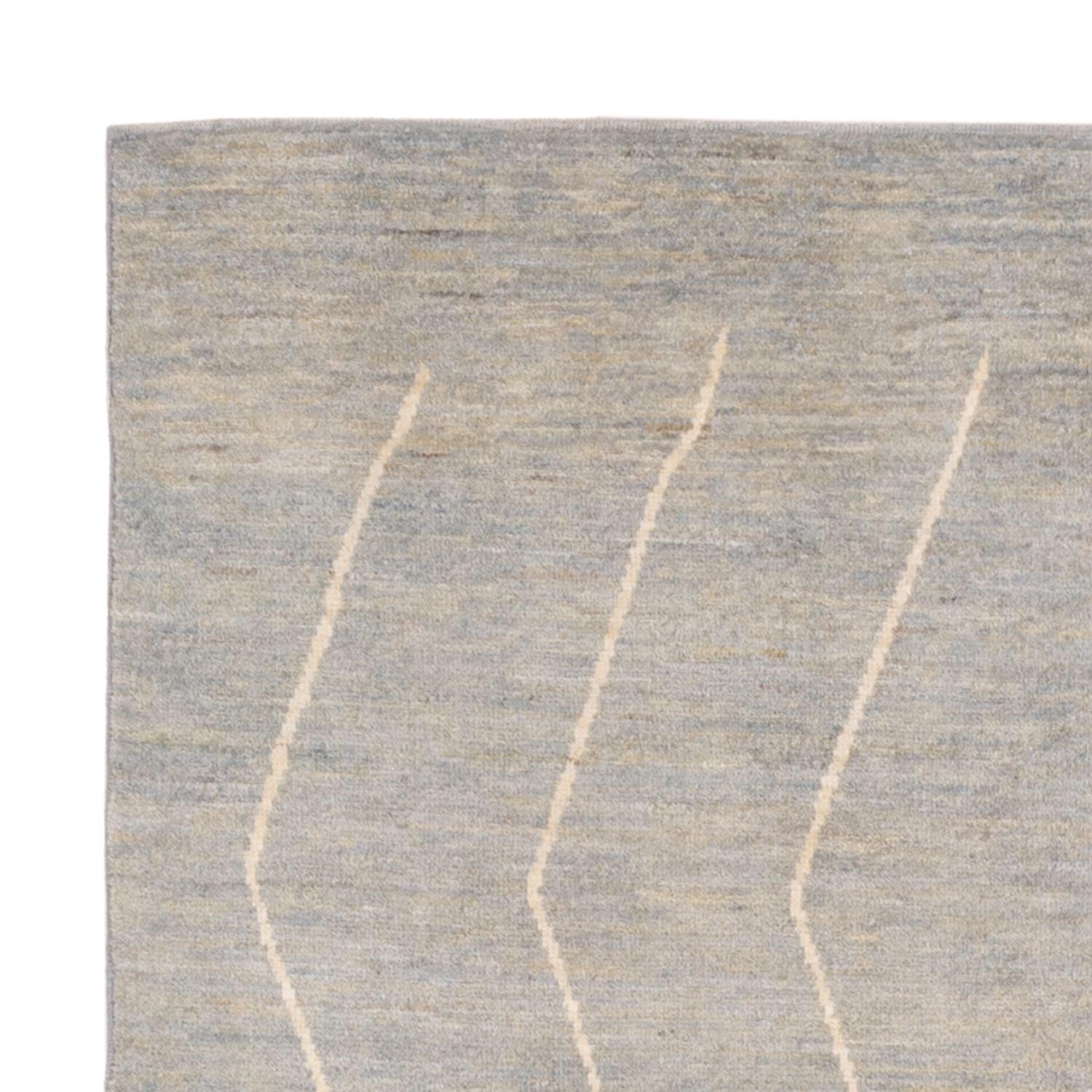 Alfombra bereber - 204 x 152 cm - gris claro
