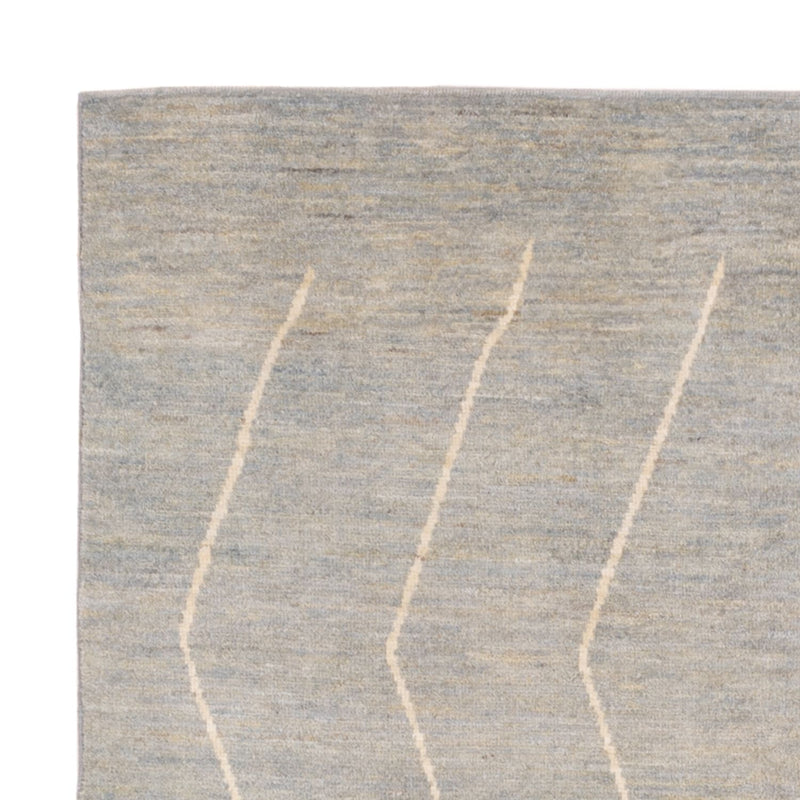 Alfombra bereber - 204 x 152 cm - gris claro