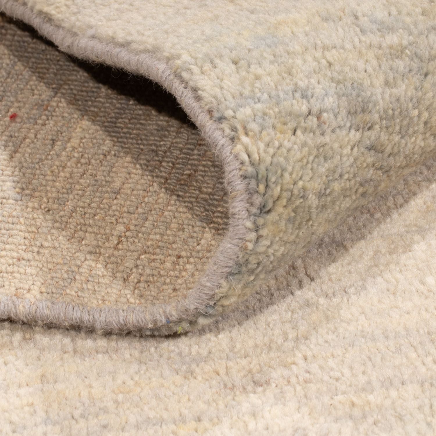 Alfombra bereber - 204 x 152 cm - gris claro