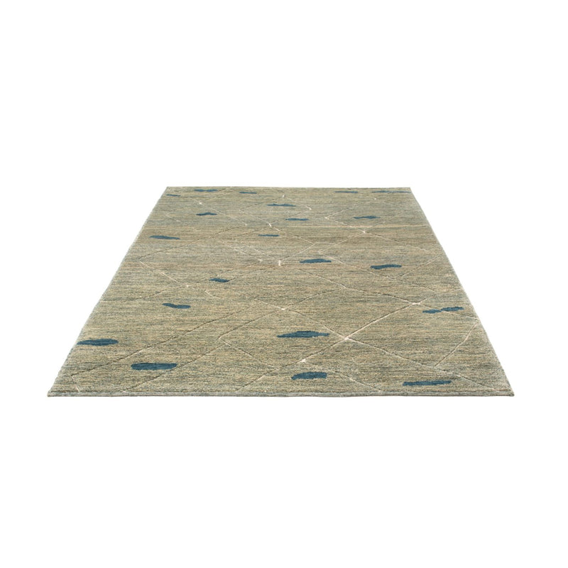 Alfombra bereber - 199 x 160 cm - verde claro