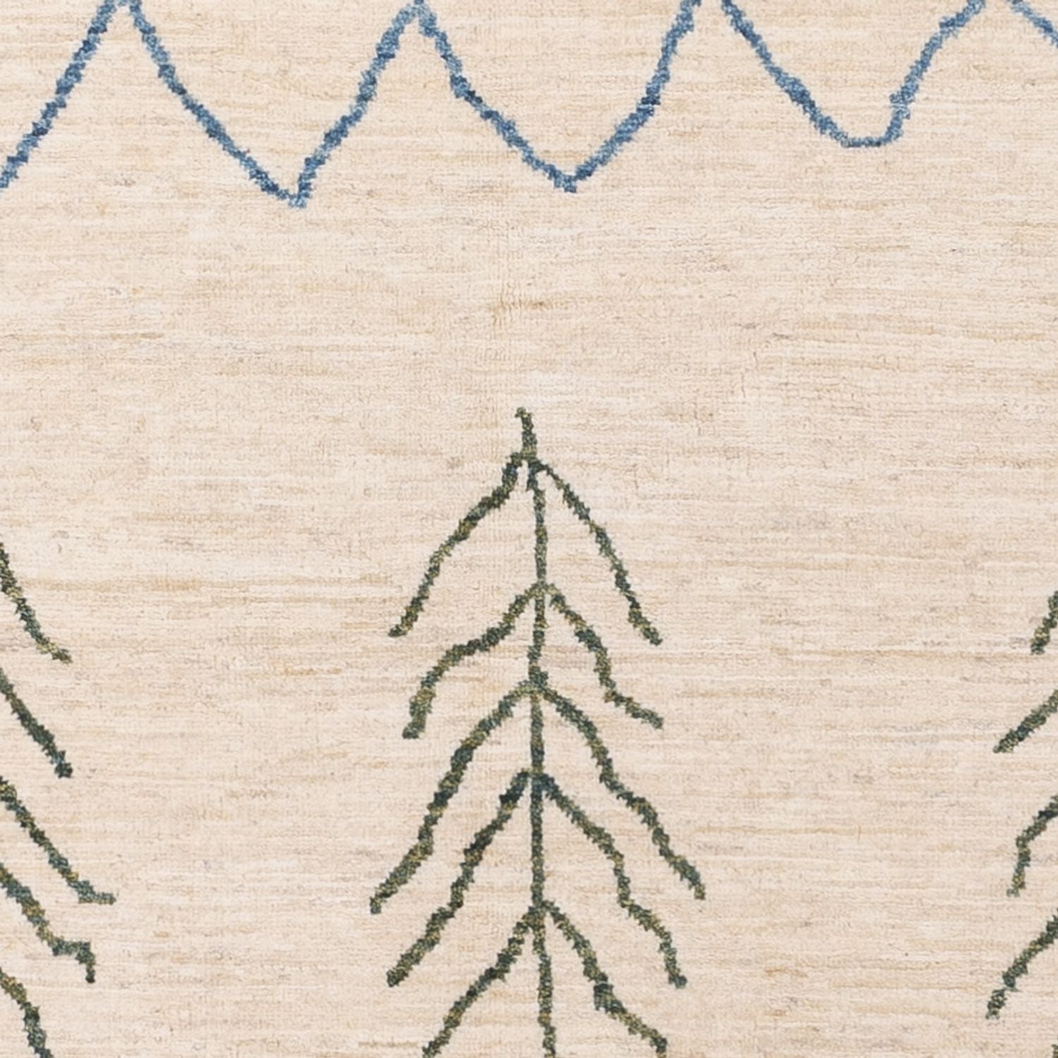 Alfombra bereber - 200 x 146 cm - crema