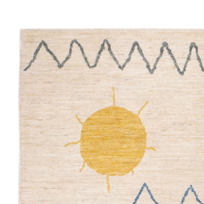 Alfombra bereber - 200 x 146 cm - crema