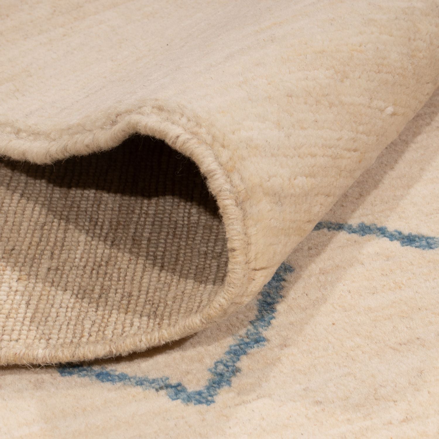 Alfombra bereber - 200 x 146 cm - crema