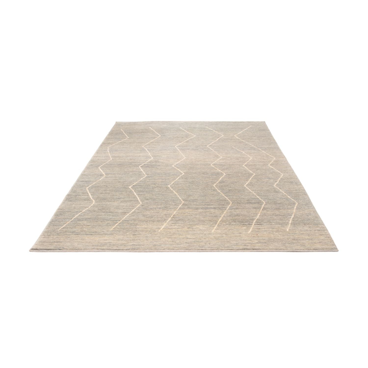 Alfombra bereber - 237 x 170 cm - gris claro