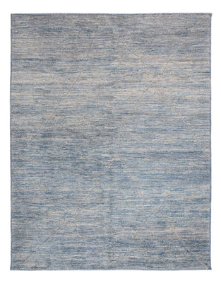 Alfombra bereber - 196 x 154 cm - azul marino