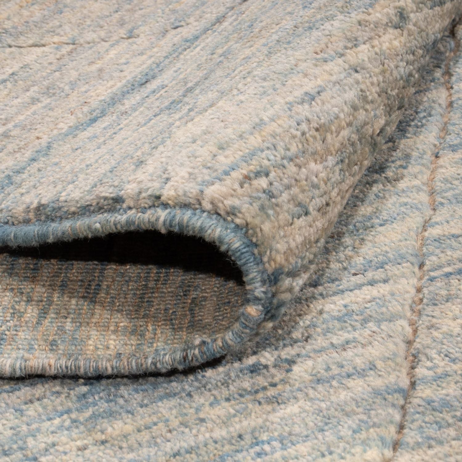 Alfombra bereber - 196 x 154 cm - azul marino