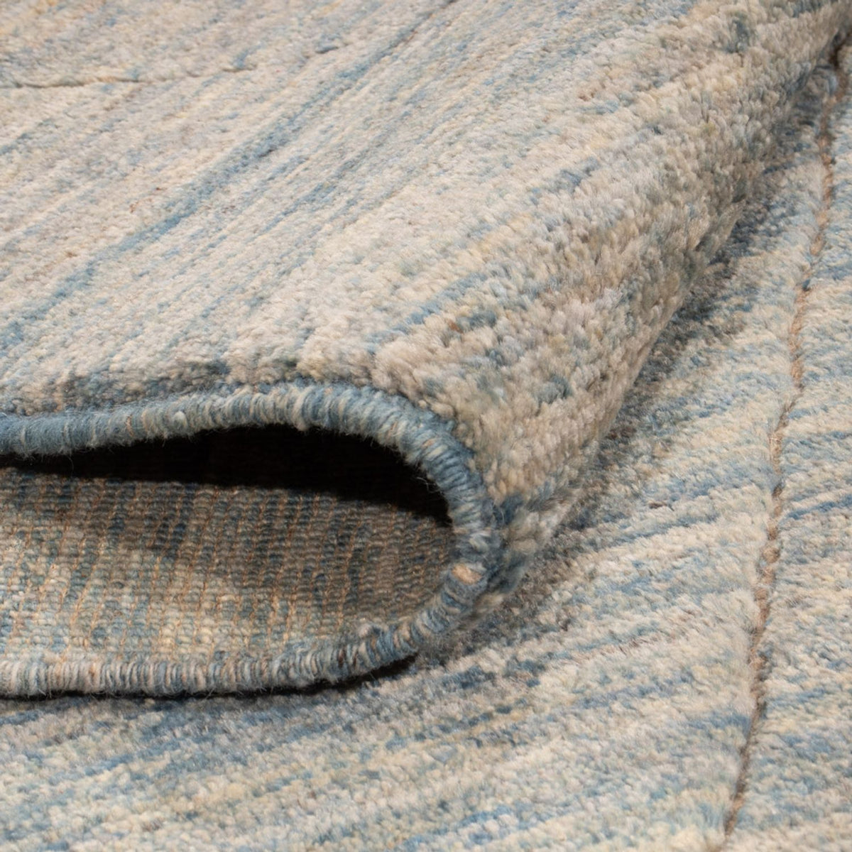 Alfombra bereber - 196 x 154 cm - azul marino