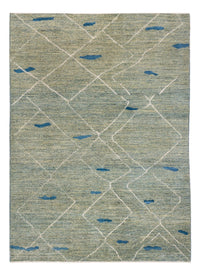 Alfombra bereber - 236 x 172 cm - verde claro