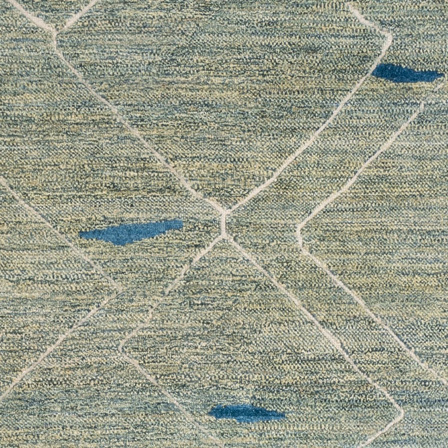 Alfombra bereber - 236 x 172 cm - verde claro