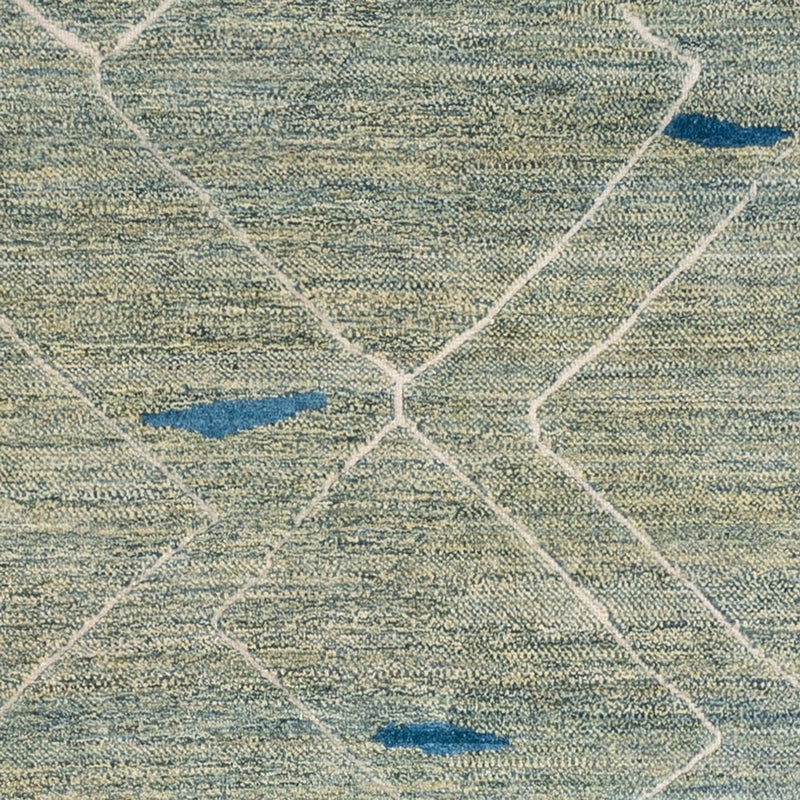 Alfombra bereber - 236 x 172 cm - verde claro