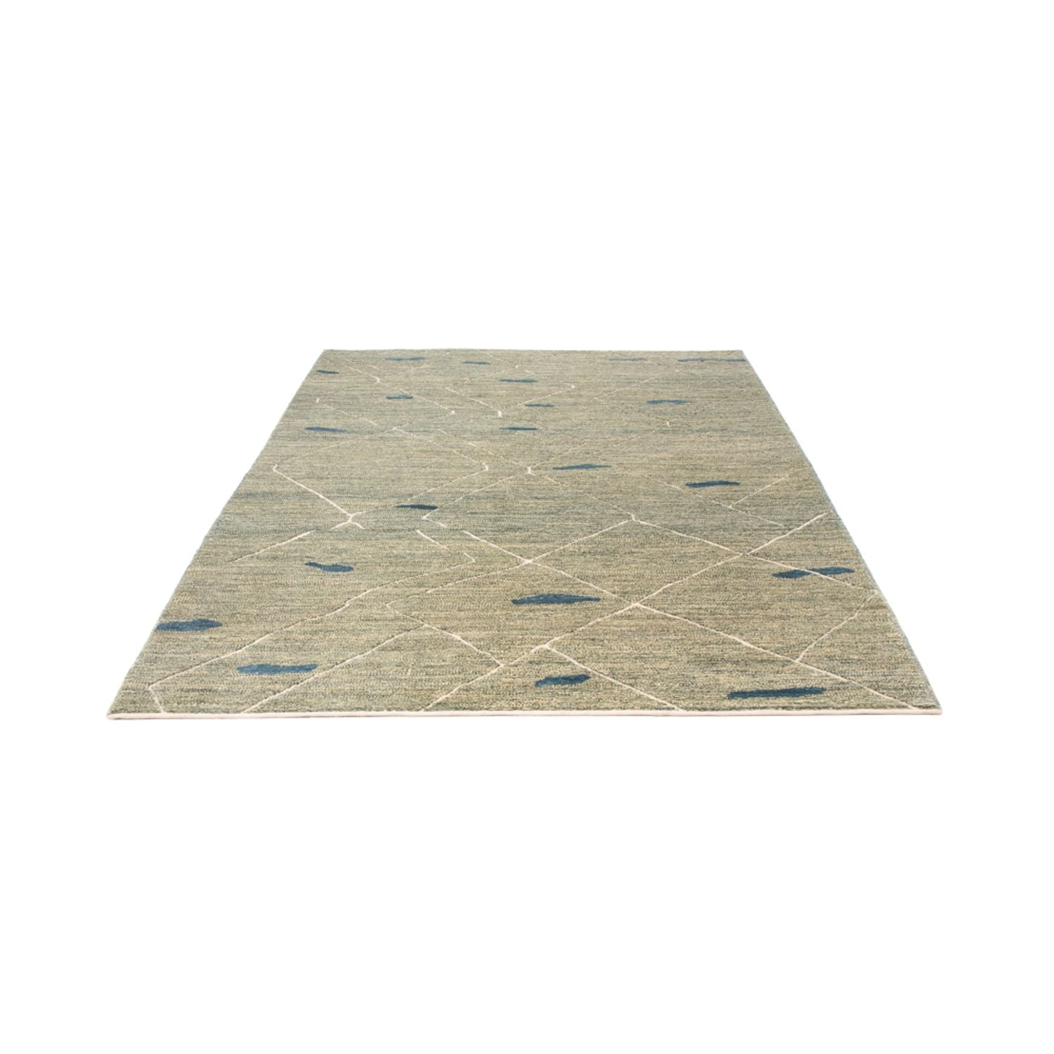 Alfombra bereber - 236 x 172 cm - verde claro