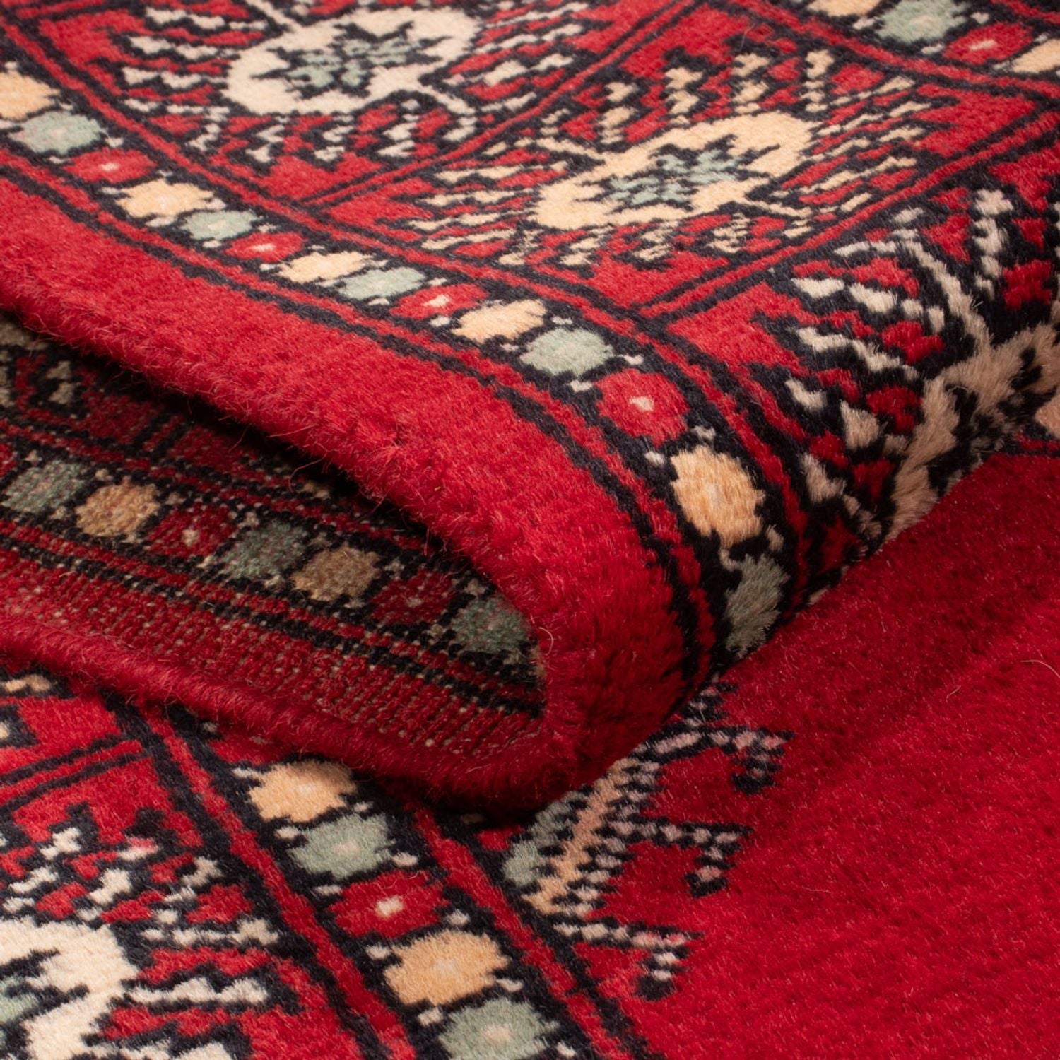 Alfombra de pasillo Alfombra Pakistani - 255 x 77 cm - rojo
