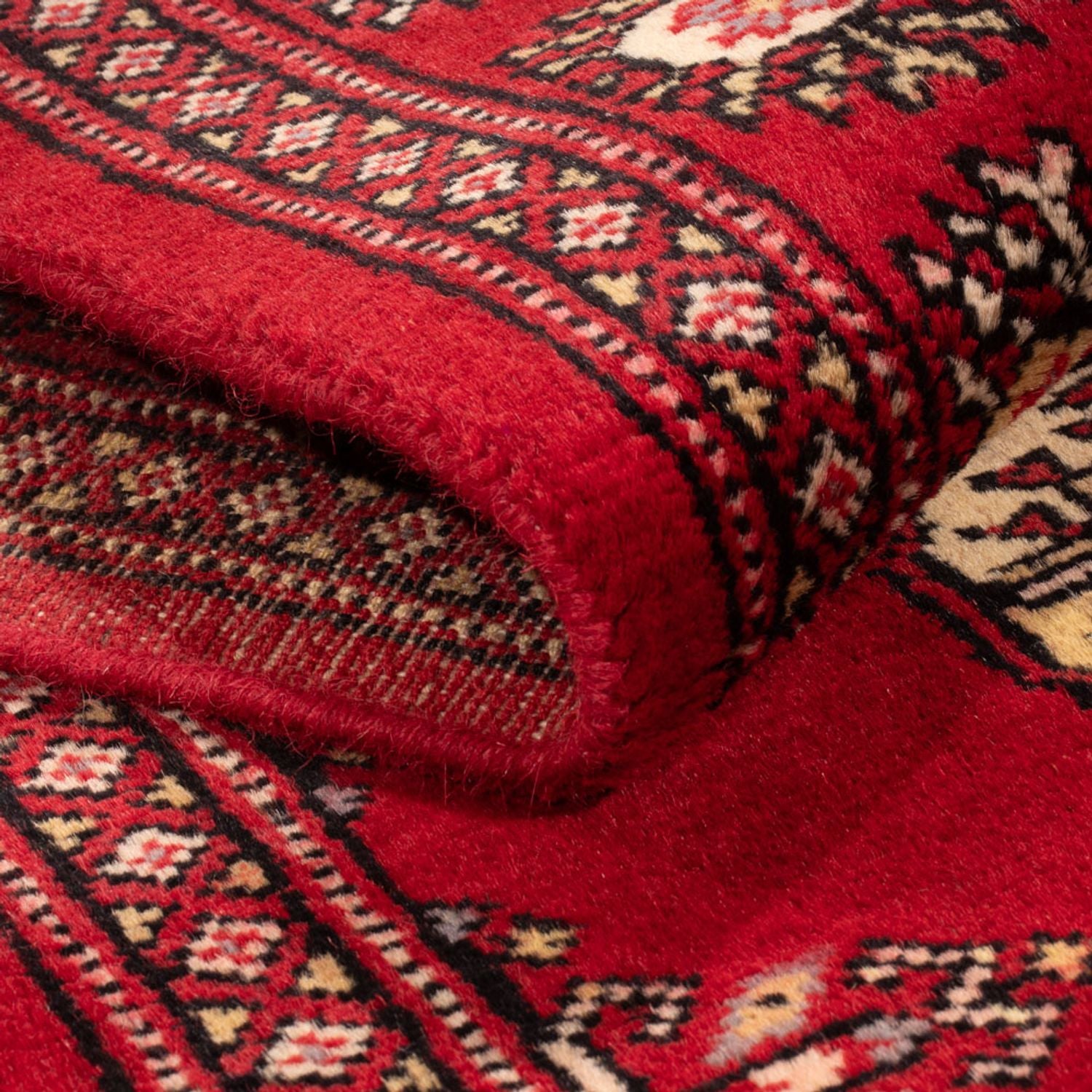 Alfombra de pasillo Alfombra Pakistani - 246 x 77 cm - rojo