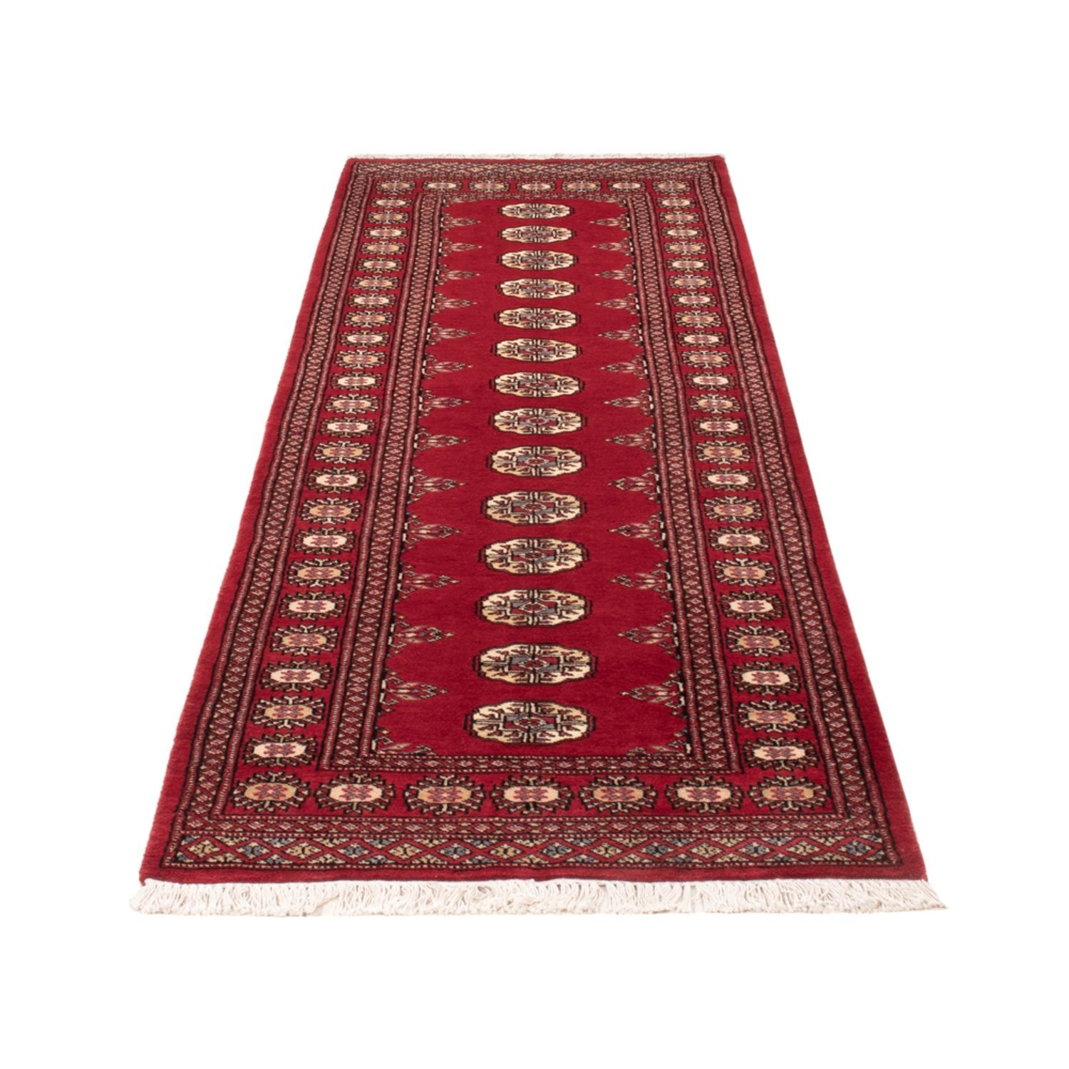 Alfombra de pasillo Alfombra Pakistani - 246 x 77 cm - rojo