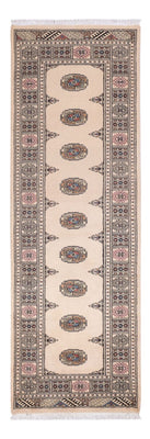 Alfombra de pasillo Alfombra Pakistani - 234 x 76 cm - beige