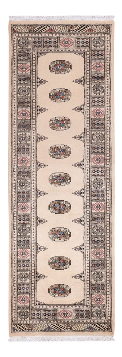 Alfombra de pasillo Alfombra Pakistani - 234 x 76 cm - beige