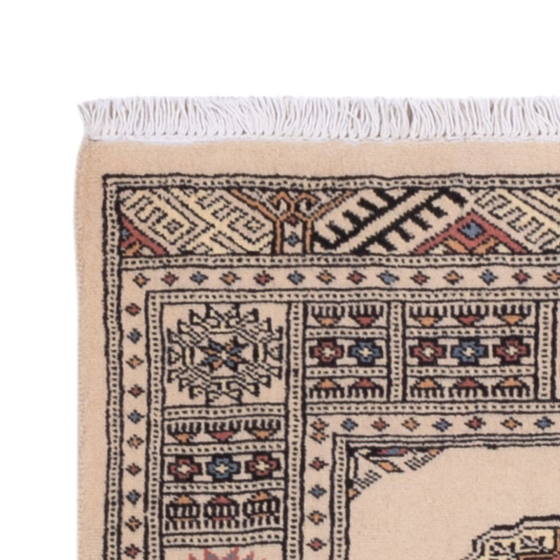 Alfombra de pasillo Alfombra Pakistani - 234 x 76 cm - beige