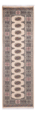 Alfombra de pasillo Alfombra Pakistani - 249 x 77 cm - beige