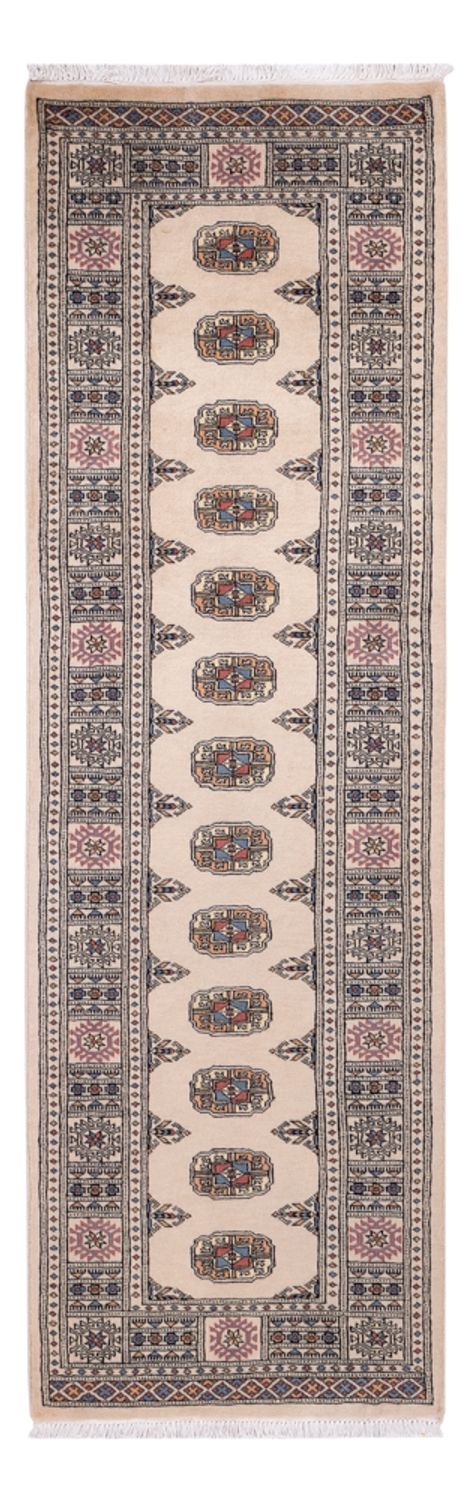 Alfombra de pasillo Alfombra Pakistani - 249 x 77 cm - beige