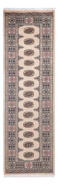 Alfombra de pasillo Alfombra Pakistani - 249 x 77 cm - beige
