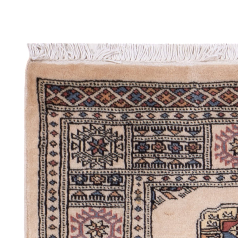 Alfombra de pasillo Alfombra Pakistani - 249 x 77 cm - beige