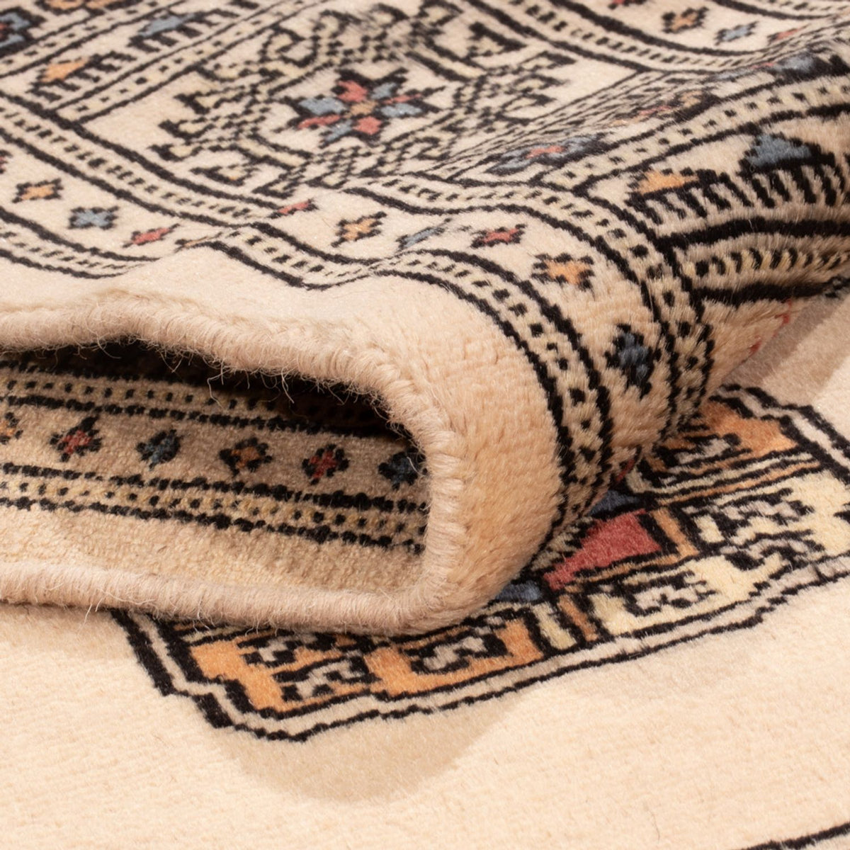 Alfombra de pasillo Alfombra Pakistani - 249 x 77 cm - beige