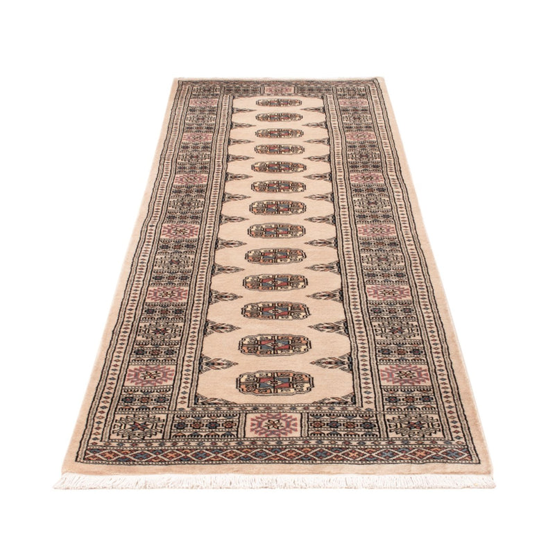 Alfombra de pasillo Alfombra Pakistani - 249 x 77 cm - beige