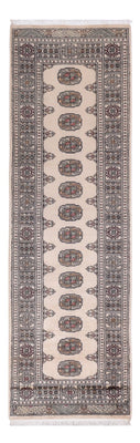 Alfombra de pasillo Alfombra Pakistani - 254 x 77 cm - beige